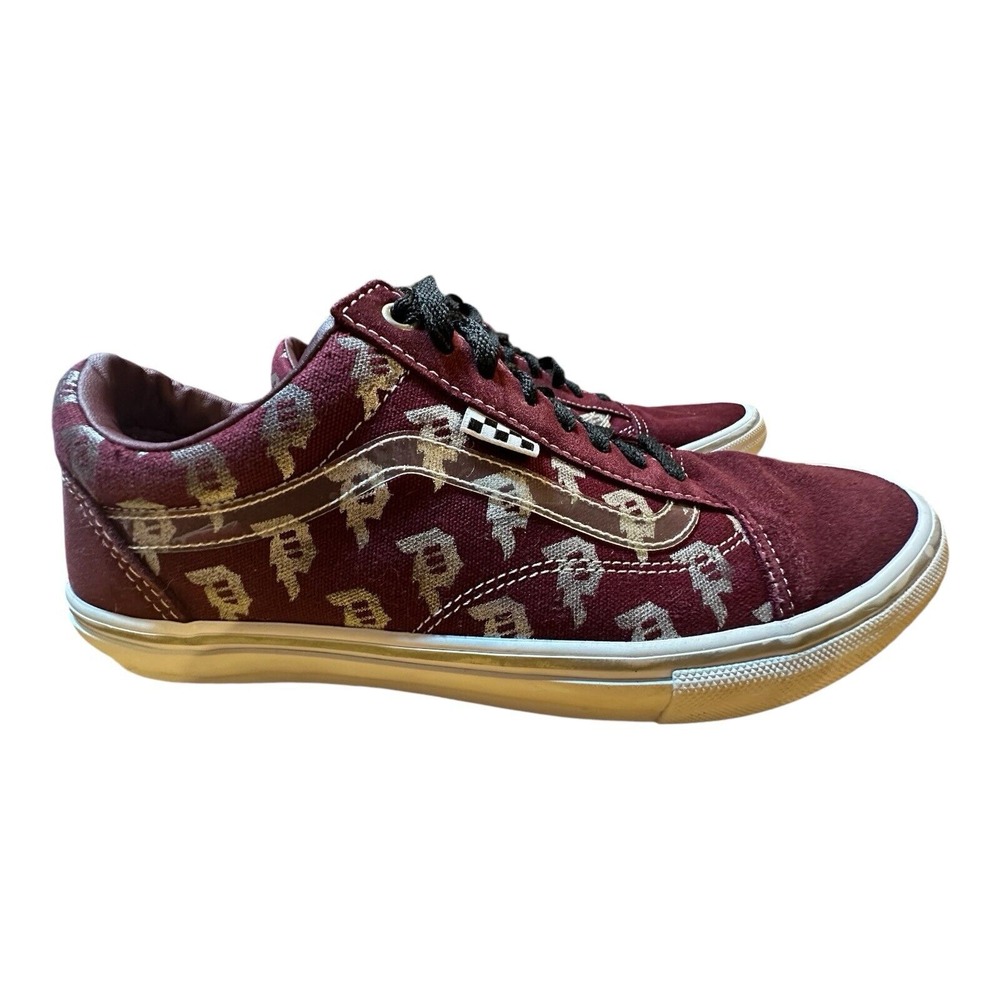 Vans Old Skool Primitive Dirty P Size 12 Men's Burgundy